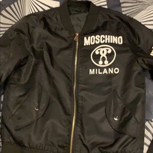 Moschino milano black bomber jacket